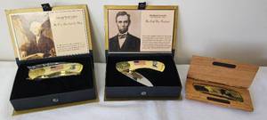 lot LBR210 image: Presidental and Eagle Knife Sets