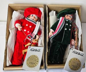 lot LBR219 image: Faithwick Merry and Noel Dolls 1984