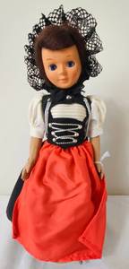 lot LBR228 image: Vintage Reuge EMA Musical Doll Switzerland