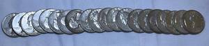 lot COIN07 image: 1964 90% Silver Quarters -20 Total  LOT TWO