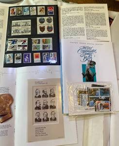 lot STAMP02 image: United States Postal Service Mint Sets and Commemorative Stamps from 1980-1989