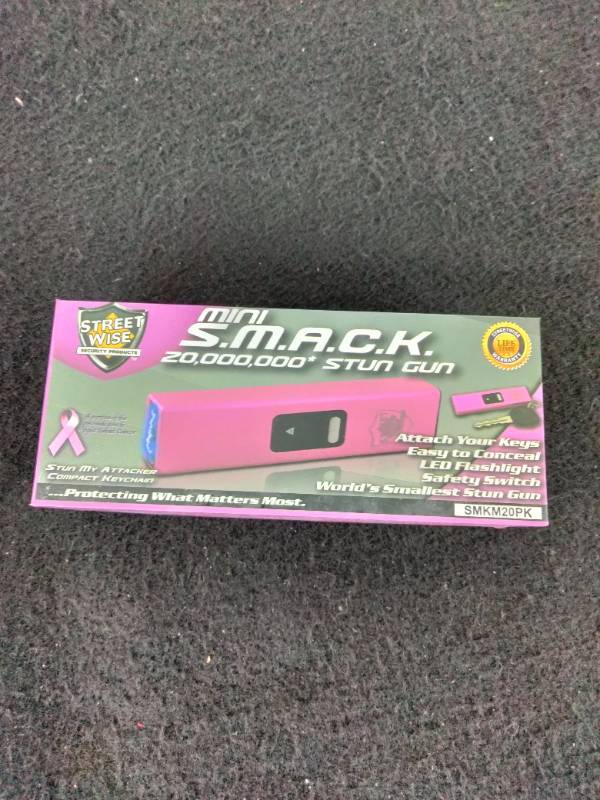 New Streetwise Mini SMACK 20,000,000 Stun Gun - Pink
