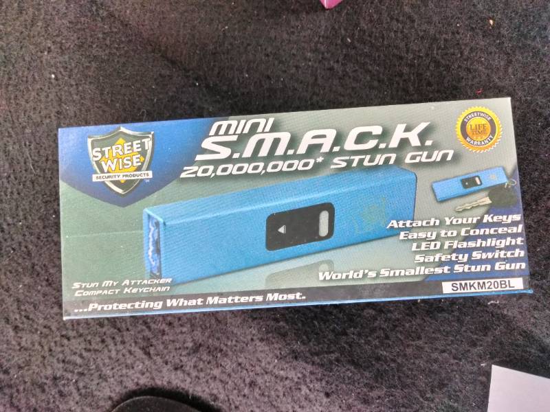 New Streetwise Mini SMACK 20,000,000 Stun Gun - Blue