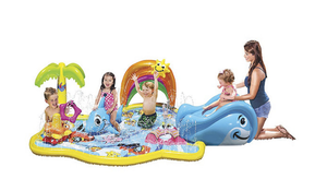 New Banzai Toddler Splish Splash Inflatable Water Park