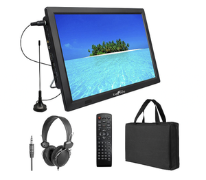 New beFree Sound 14 HD Rechargeable Portable Digital TV with Accessories  Black