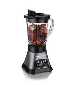 New Hamilton Beach Wave Crusher 4-Speed Blender with Blend-In Travel Jar - Black