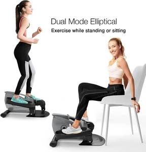 lot 33 image: PERLECARE Under Desk Portable Elliptical Machine, Bike Pedal Exerciser with Adjustable Resistance & LCD Monitor, Non-Slip Quiet Elliptical Suitable for Gym Office Home - Model PCPE01