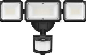 lot 48 image: LEPOWER 45W Flood Lights Motion Sensor Outdoor Lights, 4800LM LED Security Light, Dusk to Dawn Motion Sensor Light, 3 Modes, 5000K, IP65 Waterproof, 3 Head Outdoor  yy03a-bl
