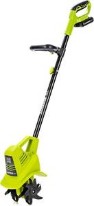 lot 58 image: 20-Volt 7.5-Inch Cordless Electric Garden Tiller Cultivator, (2AH Battery & Fast Charger