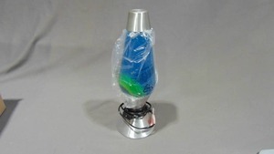 lot 61 image: Lava Lite Lava Lamp, 52-ounce, YellowBlueSilver