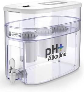 lot 74 image: Invigorated Alkaline Water Machine - Countertop Filter Dispenser for HomeOffice - 300 Gallon Capacity - 3 pH001 Filters