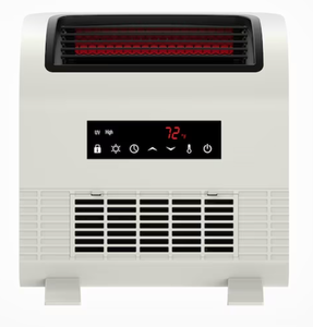 lot 80 image: Utilitech Up to 1500-Watt Infrared Cabinet Indoor Electric Space Heater with Thermostat and Remote Included