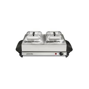 lot 92 image: Proctor Silex - Double Buffet Server - STAINLESS STEEL 022333343203