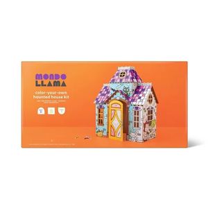 lot 81 image: Mondo Llama Halloween Color-YourOwn Haunted House Fort Kit