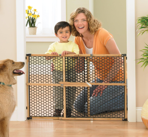 Safety 1st Eco-Friendly Nature Next Bamboo Gate, Bamboo and Black