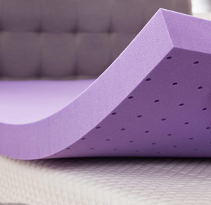 SINWEEK 3 Inch Gel Memory Foam Mattress Topper Ventilated Soft Mattress Pad CertiPUR-US Certified, Twin Size, Purple
