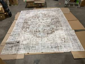 9x12 Brown Office Area Rug