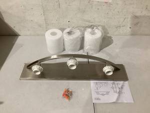 Brushed Nickel 3 Lamps Vanity Light