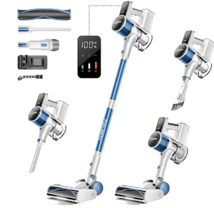 FABULETTA 35Kpa Cordless Vacuum Cleaner 450W Stick Vacuum Cleaner with Brushless Motor Headlights, 55 Mins Runtime