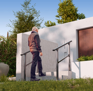 3 Steps Outdoor Handrails for Outdoor Steps