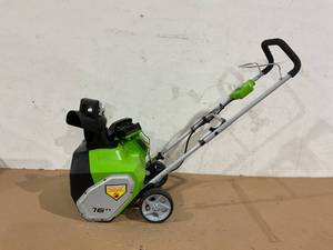 40V 16 Cordless Battery Single-Stage Snow Blower One Battery