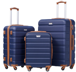 Coolife Luggage 3 Piece Set Suitcase Spinner Hardshell Lightweight TSA Lock