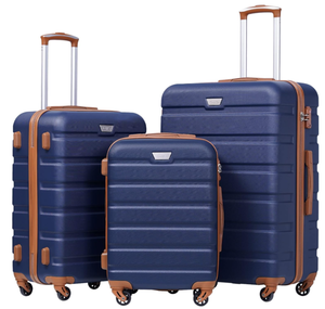Coolife Luggage 3 Piece Set Suitcase Spinner Hardshell Lightweight TSA Lock