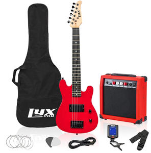 LyxPro 30 Inch Electric Guitar and Starter Kit for Kids with 34 Size Beginner�s Guitar