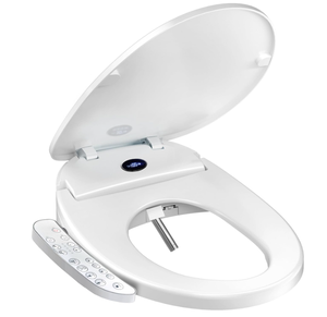 Bidet Toilet Seat Elongated, Unlimited Warm Water, Soft Close Toilet Lid, Electronic Heated