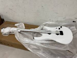 Donner Solid Body Electric Guitar, Matte Finish 39 Inch Metal Electric Guitar