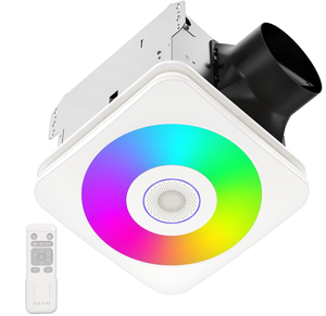 OREiN OL005 Bathroom Fan with Bluetooth Speaker