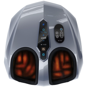 MIKO Foot Massager Machine - Deep Kneading, Shiatsu, Air Compression, and Heat Therapy