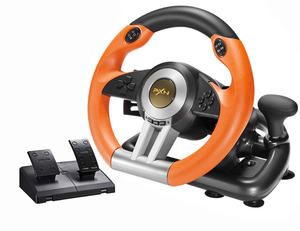 PXN PC Racing Wheel, V3II 180 Degree Universal Usb Car Sim Race Steering Wheel with Pedals