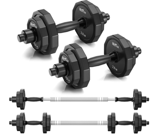 Adjustable Dumbbell Set, 66 LBS Weights Dumbbells Sets