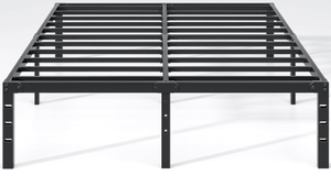 Atmospheric Metal Platform Bed Frame, Storage Space Under Bed, Durable Full Size Heavy Duty Bed