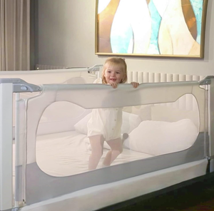 Bed Rail for Toddlers, 74.8 Easy to Assemble Toddler Bed Rail Sturdy Bed Rail