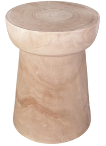 Wood Tree Stump Stool, Wood Tree Stump Side Table Wooden Stump