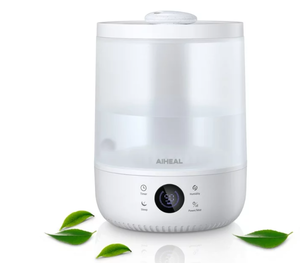 Aiheal Humidifiers for Bedroom Large Room, 4.5L Top Fill Cool Mist Ultrasonic Humidifier for Plants and Baby