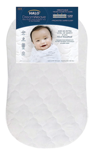 HALO DreamWeave Breathable Mesh BassiNest Mattress Replacement Pad Washable