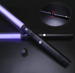 LOT OF 2 Lightsaber Metal Hilt 12 Colors