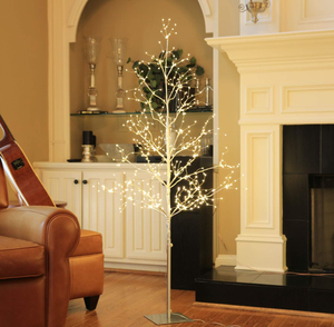 LIGHTSHARE 5 ft. LED Tree - Starlit Tree Collection with Warm White LED Angel Lights