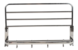 Wall Mounted Towel Rack Holder Hook Hanger Bar Shelf Rail Storage Bathroom Hotel