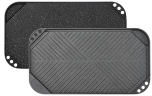LOT OF 2 SENSARTE Nonstick Griddle Grill Pan, Pro-Grid Reversible Grill & Griddle Pan