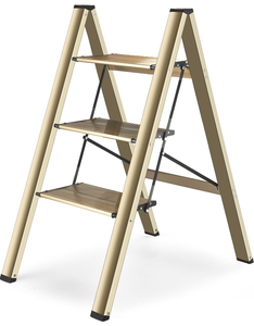 HBTower 3 Step Ladder, Aluminum Ladder