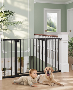 Cumbor 29.7-51.5 Baby Gate Extra Wide, Safety Dog Gate for Stairs