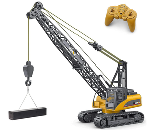 Remote Control Tower Crane Die Cast Truck Hoist Dragline 114 Scale 2.4GHz Remote Control