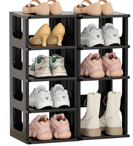 HAIXIN Shoe Shelves for Closet Shoe Rack Adjustable Height 10 Tier Shoe Organizer