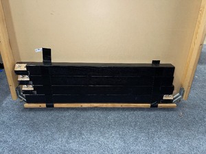 lot 29 image: Dark Wood Dining Table