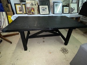 lot 34 image: Coaster Home Furnishings Traditional Rustic Espresso Dining Room Table