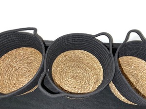 lot 43 image: Braided and Woven Baskets